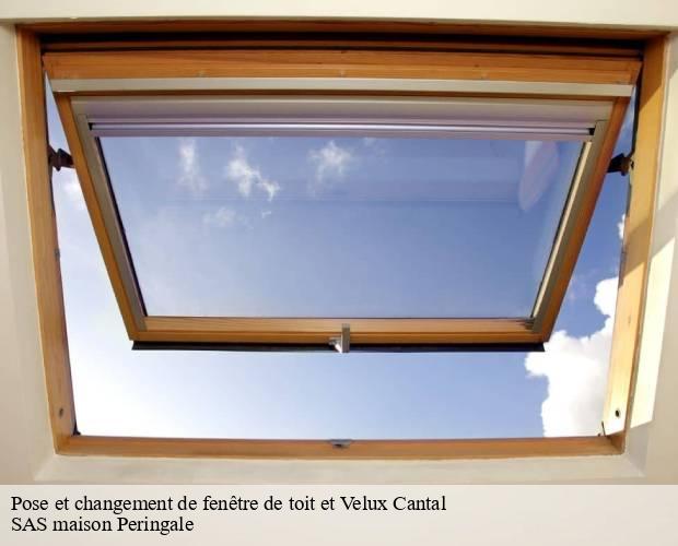 Pose et changement de fenêtre de toit et Velux 15 Cantal  SAS maison Peringale