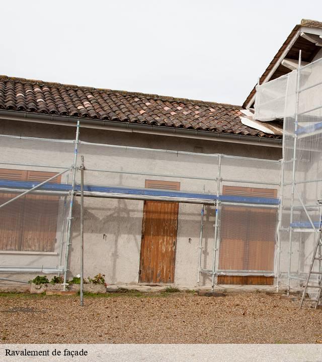 Ravalement de façade 15 Cantal  SAS maison Peringale