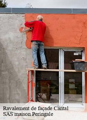 Ravalement de façade 15 Cantal  SAS maison Peringale