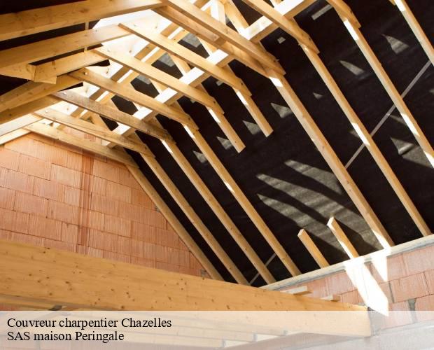 Couvreur charpentier  chazelles-15500 SAS maison Peringale