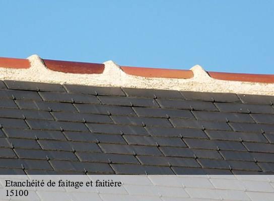 Etanchéité de faitage et faitière  alleuze-15100 SAS maison Peringale