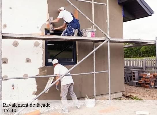 Ravalement de façade  antignac-15240 SAS maison Peringale